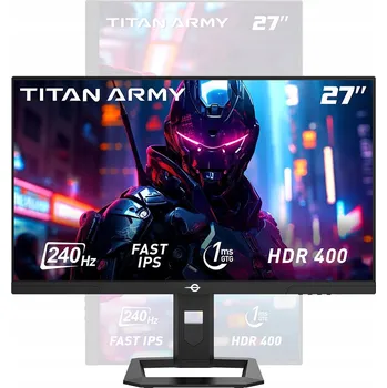 Monitor LED Monitor TITAN ARMY P2710S 27" 2560 x 1440 px IPS / PLS