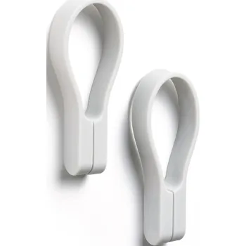 Zone Denmark, Závěsy na nástěnné háčky Zone Denmark magnetické světlý šedé 2 ks - Formadore