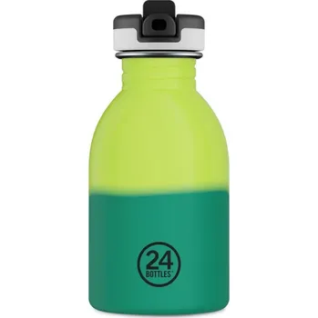 Láhev 24Bottles, Láhev na vodu Urban Bottle Kids Reactive 250 ml žluto-zelená - Formadore