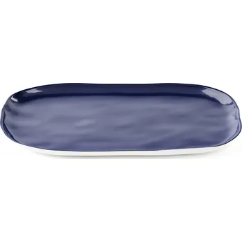 Guzzini, Servírovací tác Riviera oválný 26 cm bílo-námořnicky modrý - Formadore