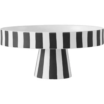 OYOY, Patera na dort Toppu, 20 x 20 cm, černo-bílá - Formadore