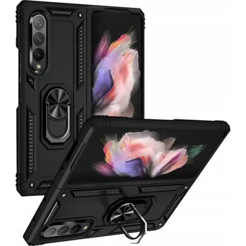 Pouzdro na mobilní telefon Pancéřové Pouzdro Ring Case pro Galaxy Z Fold3 5G Kryt Obal Odolné