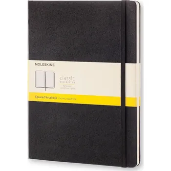 Diář Moleskine, Čtverečkovaný zápisník Moleskine v pevné vazbě XL černý - Formadore