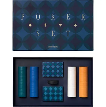 Úložný box Printworks, Sada na poker Printworks Classic, tmavě modrá - Formadore