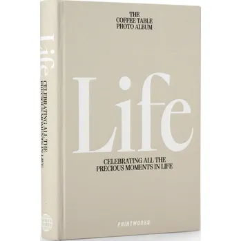 Fotoalbum Printworks, Fotoalbum The Coffee Table Life béžové - Formadore