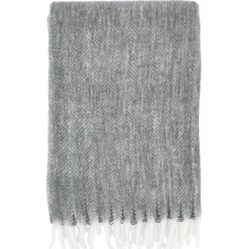 Přehoz na lůžko Södahl, Přehoz Brushed 150 x 200 cm šedý - Formadore