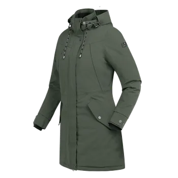 Jezdecké oblečení Zimní parka ONTARIO PERFORMANCE ELT olivová Barva: tmavě olivová, Velikost: L