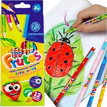 Pastelka Pastelky Astra 12 barev vonící po ovoci