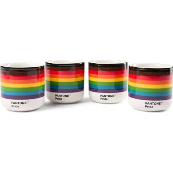 Copenhagen Design, Termo hrnky Pantone 190 ml duhové 4 ks - Formadore