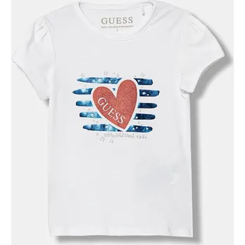 Dívčí tričko Dětské tričko Guess K6RI15.K6YW4.PPY2 bílá 00X, vel. 88-96