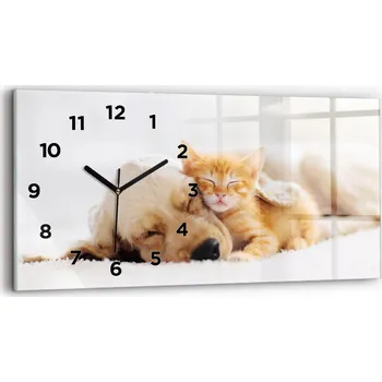 Hodiny Nástěnné hodiny Wallfluent růžové 60 cm