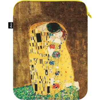 LOQI, Pouzdro na notebook Museum Gustav Klimt Polibek z recyklovaného materiálu 26 x 36 cm - Formadore