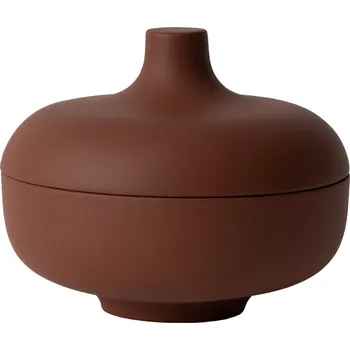Design House Stockholm, Miseczka s víkem Sand M, rezavá - Formadore