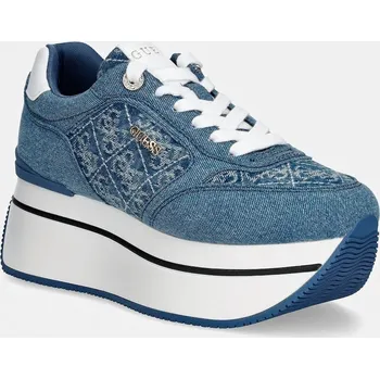 Dámské tenisky Tenisky Guess CAMRIO11 FLPC11.FAL12.DENIM modrá 55X, EUR 37