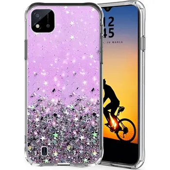 Pouzdro na mobilní telefon Zadní Kryt SunSky pro Realme C11 2021 fialový