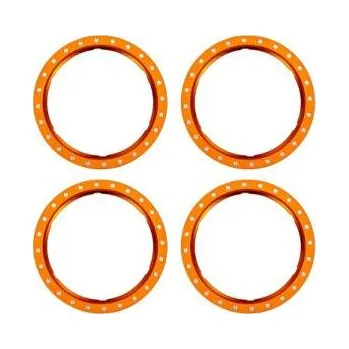 RC model Traxxas kroužek Beadlock hliníkový oranžový (4)