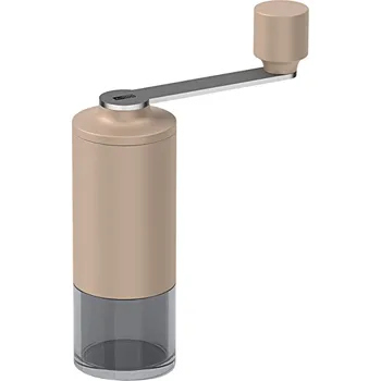 Mlýnek na kávu AdHoc, Mlýnek na kávu Moro, světle růžový, s rukojetí - Formadore