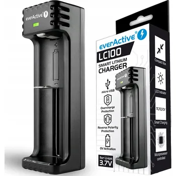 Nabíječka Everactive LC100 1 16340, 18350, 18650, 21700