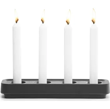 Svícen Born in Sweden, Svícen Stumpastaken Long černý hliník - Formadore