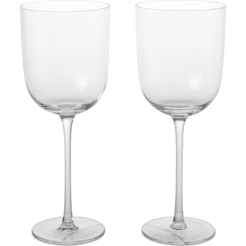 Ferm Living, Skleničky na červené víno Host průhledné 2 ks - Formadore