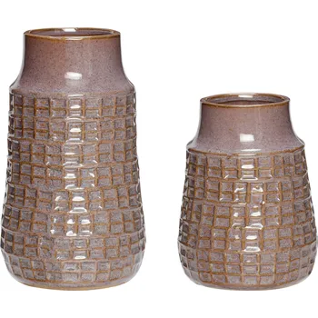 Váza Hübsch, Váza Hübsch 671109 fialová 2 ks - Formadore