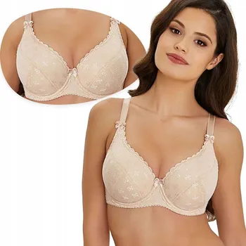 Podprsenka POLSKÝ VYZTUŽENÁ PODPRSENKA JAGODA 80E BÉŽOVÁ