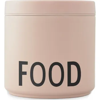 Úložný box Design Letters, Termobox na svačinu Food velký pudrový - Formadore