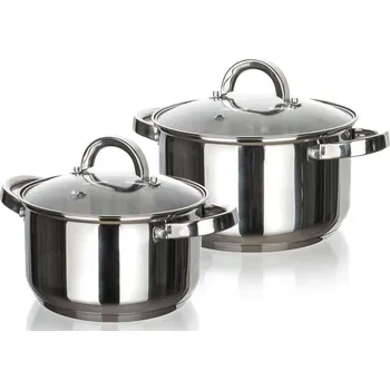 Sada nádobí Sada hrnců Banquet nerezová ocel 2 ks.