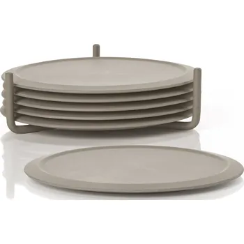 Sklenice Zone Denmark, Podložky pod sklenice Singles taupe 6 ks - Formadore