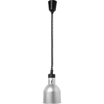 Tepelná izolace Výškově nastavitelná ohřívací lampa válcová, HENDI, Stříbrná, 230V/250W, 175x(H)250mm | 273883
