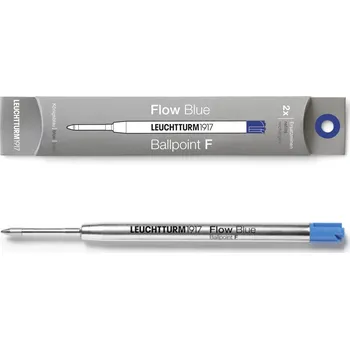 Leuchtturm 1917, Náplně do kuličkových per Drehgriffel Nr. 1 Flow F, modré, 2 ks - Formadore