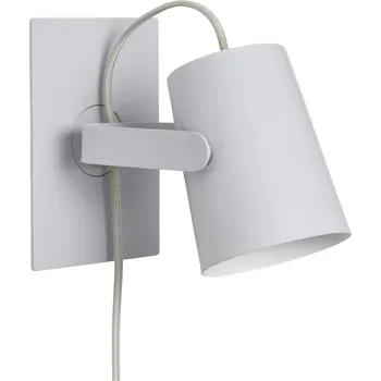 Nástěnné svítidlo Hübsch, Nástěnné svítidlo Ardent světlý šedé - Formadore