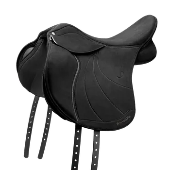 Vybavení pro koně Všestranné sedlo WintecLite D'Lux AP široké černé Barva: černá, Velikost: 17,5"/44 cm