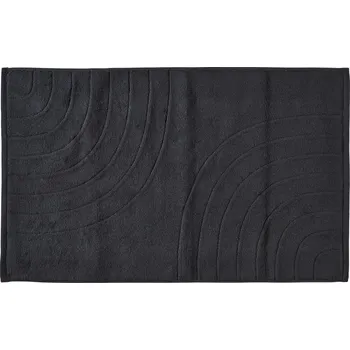 Zone Denmark, Koupelnová předložka Time 80 x 50 cm černá - Formadore