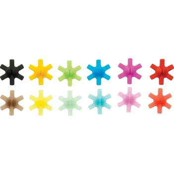 Sklenice Mastrad, Označovače skleniček Mastrad silikonové 12 ks - Formadore