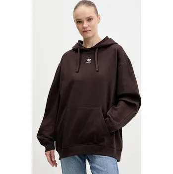 Dámská mikina Bavlněná mikina adidas Originals KC9145 hnědá 89X, vel. XXS