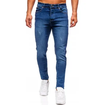Pánské džíny PÁNSKÉ DŽÍNY SLIM FIT TMAVĚ MODRÉ 6564-1 DENLEY_31/M