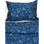 Dětské povlečení pro alergiky Nanobavlna lišky 1+1, 90x135,45x60cm