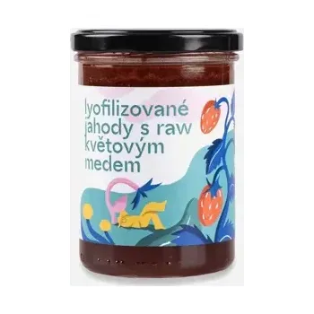 Sladidlo Davidova ekologická včelí farma - Lyofilizované jahody s raw květovým medem