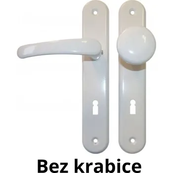 Dveřní kování Michaela otočná klika/koule/klíč rozteč 90