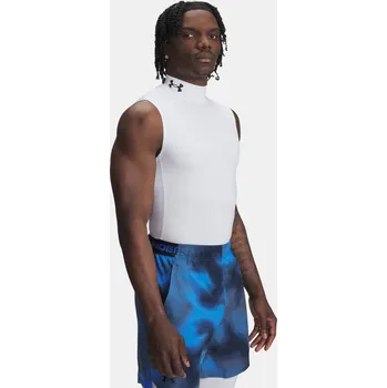 Pánské tílko Under Armour Pánské tílko UA HG Armour Comp Mock SL - Pánské Under Armour bílá 2939630