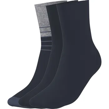 esmara Men Pánské ponožky s BIO bavlnou, 3 páry (navy modrá, 39-42)