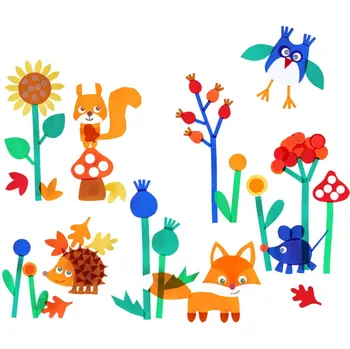 kreativní sada Haba Kreativní sada Okenní obrázek Ahoj, lesní zvířátka!