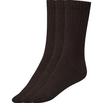 esmara Men Pánské ponožky z hrubé pleteniny, 3 kusy (tmavě hnědá, 39-42)
