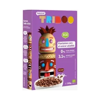 Cereální kakaové kroužky bez přidaného cukru BIO