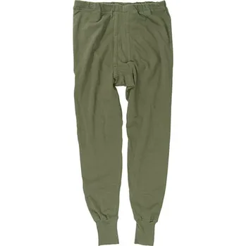 Pánské termo spodní prádlo Spodky BW zimní kalhoty PLUSCH ZELENÉ použité