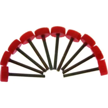 Spojovací materiál Šroub M2x19mm s plastovou hlavou červený (10)