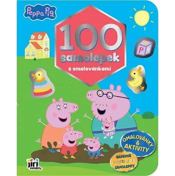 omalovánky 100 samolepek s omalovánkami Prasátko Peppa