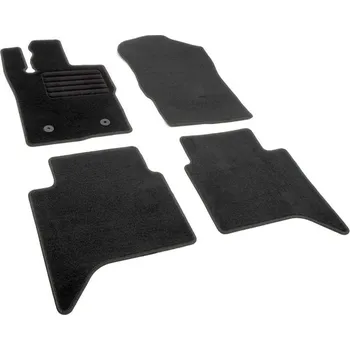 autokoberec Autokoberce textilní přesné černé / černé obšití - Ford Ranger V (Typ T6.2) (2022-) 5-sedadel