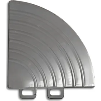 Jednorázové nádobí Plastový roh Mosolut AERO Šedá